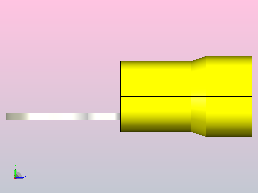接线端子ring-terminal-3 3 IGS CREO左视图