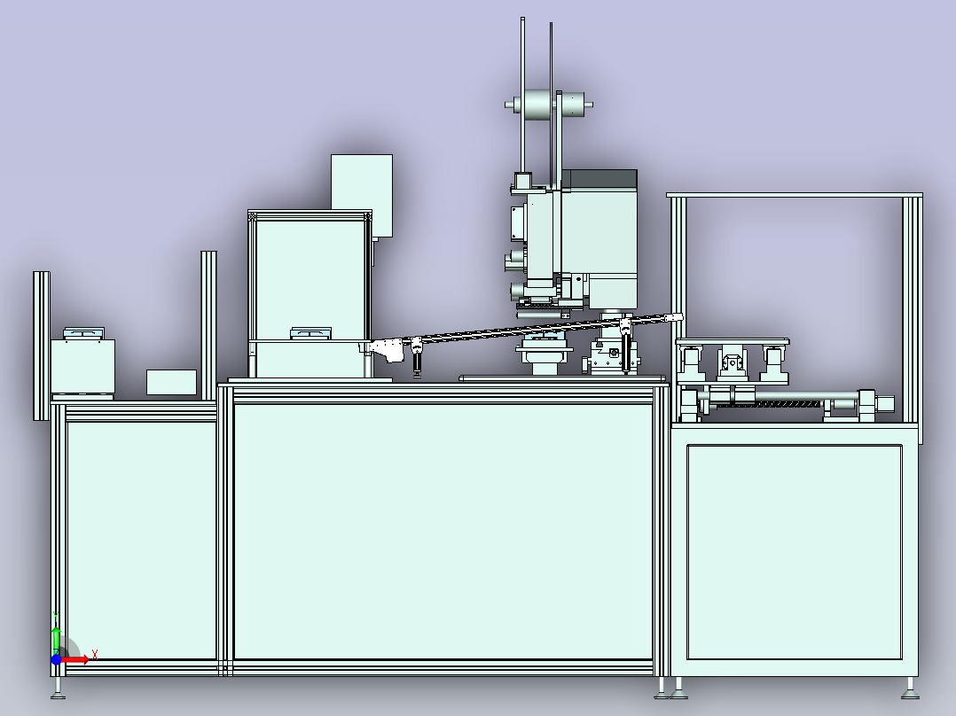 手机壳自动化检测设备设计前视图