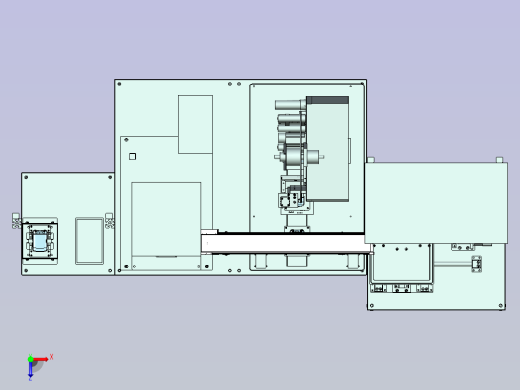 手机壳自动化检测设备设计俯视缩略图