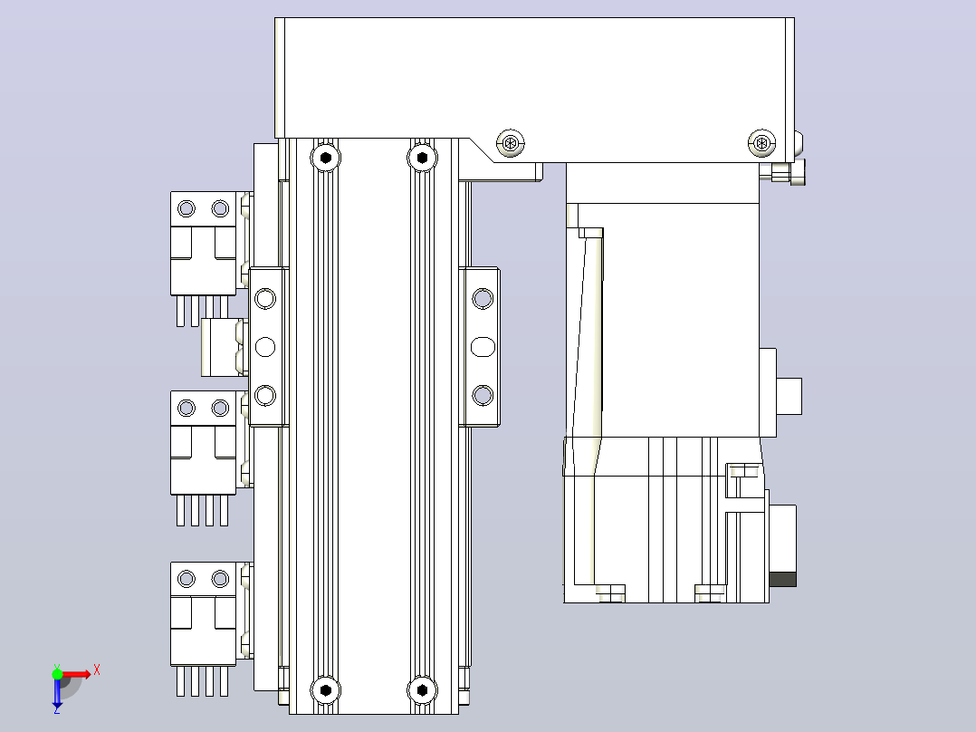 钢基模组TPA-KNR-4002C-100A1-MR-H1S2俯视图