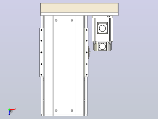 日规模组半封闭丝杆TPA-HNR-220D-3210C-L100-ML-C-P1K-N3俯视缩略图