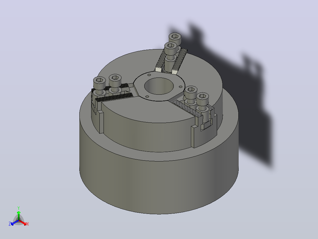 气动夹紧系统SCHUNK-0816136 ROTA TPS 160-38_Z, 0829主视图