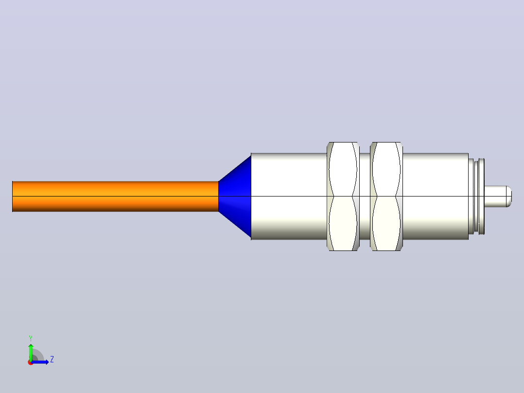 深浦接触式传感器 MT-M008左视图