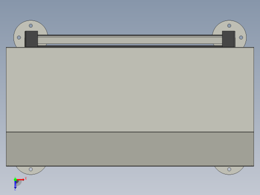 1400x800x400 Socket Panel户外电柜俯视缩略图
