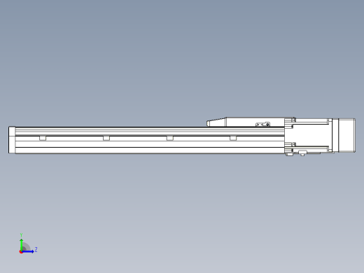 滚珠丝杠直线轴内置导轨TPA-GCR-170-2510C-L450-MR-M75-N3左视缩略图