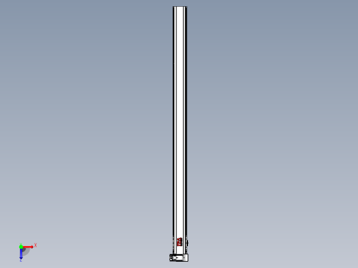皮带直线轴半封闭可选导轨TPA-HNB-120D-110-L1900-RU-C-P40-N3俯视缩略图