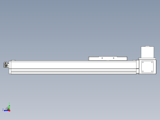 MCB10无尘皮带滑台[MCB10-L32-300-LU-100W-C3]右视缩略图