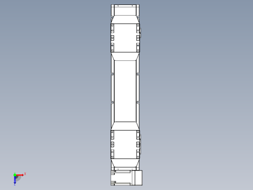 皮带直线轴双滑块型TPA-GCBS-150-P80-L150-RU-M75-N3俯视缩略图