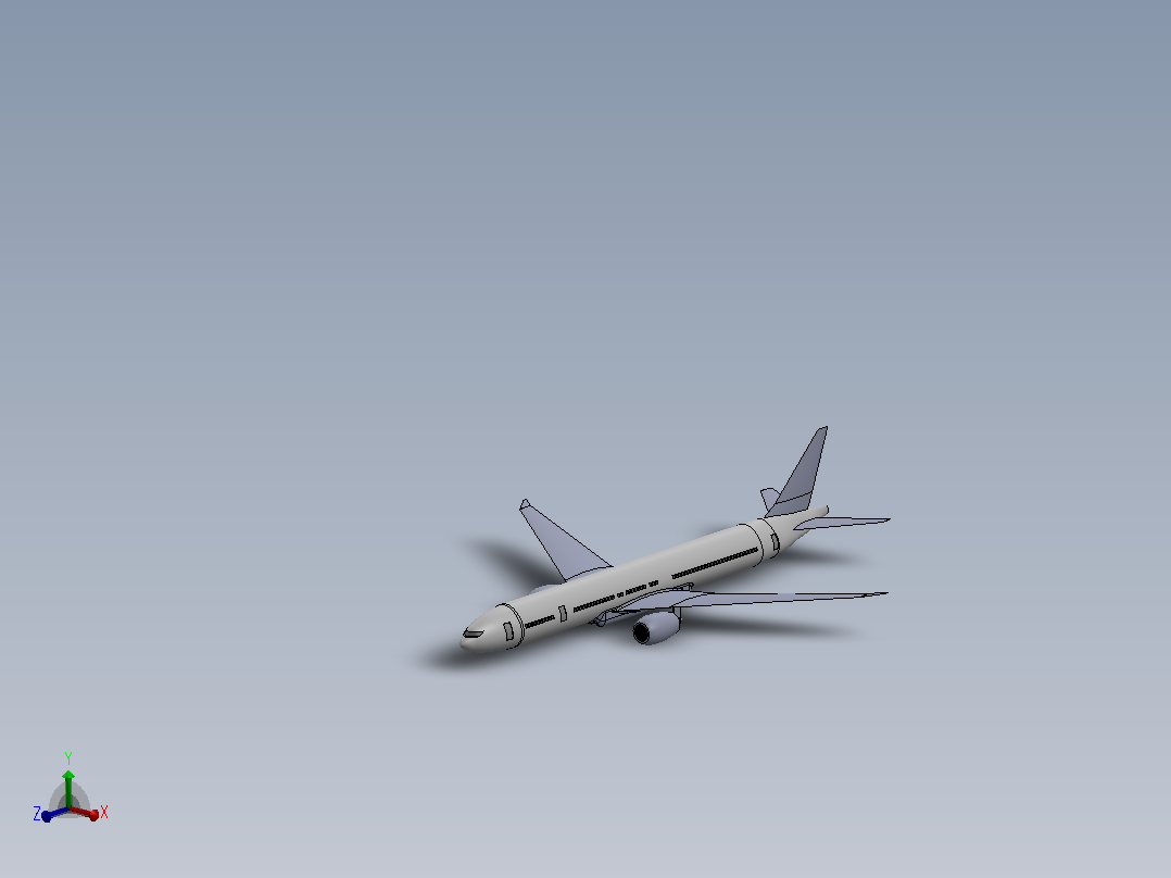 波音777-300 ER主视图