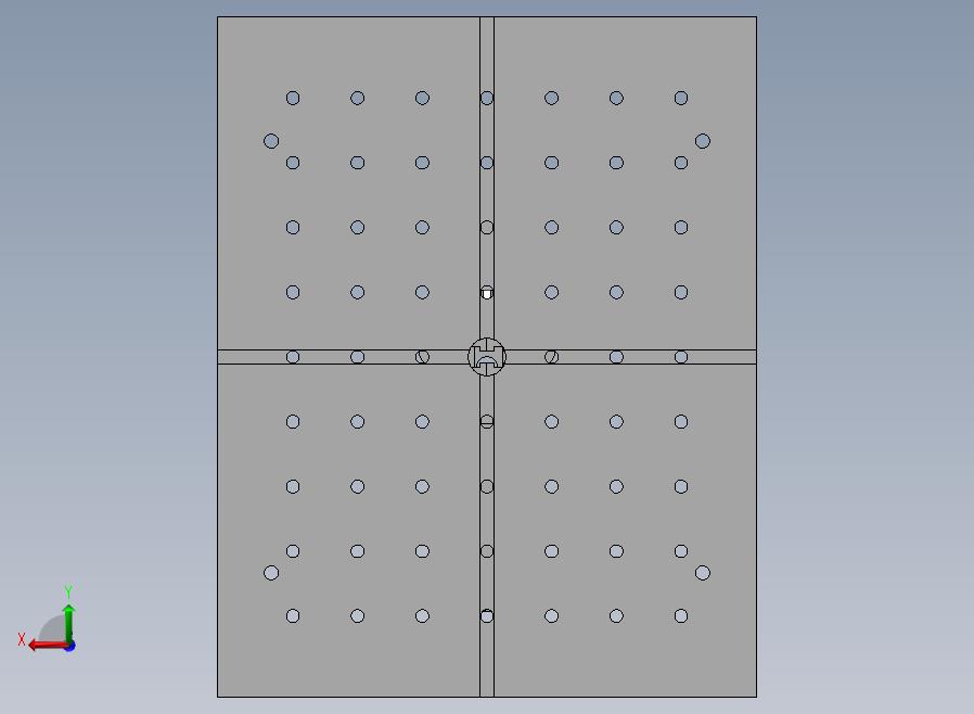 A33-液压泵盖组合夹具后视图