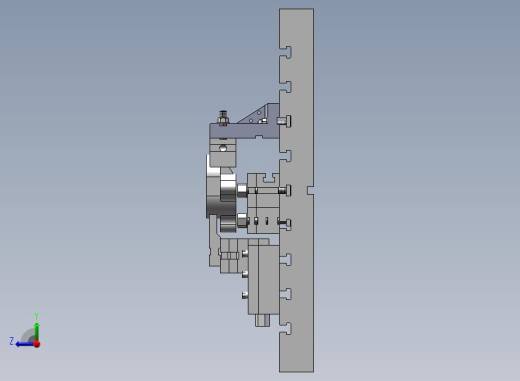 A33-液压泵盖组合夹具右视缩略图
