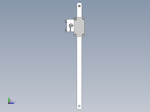 激光高度调整机构左视缩略图