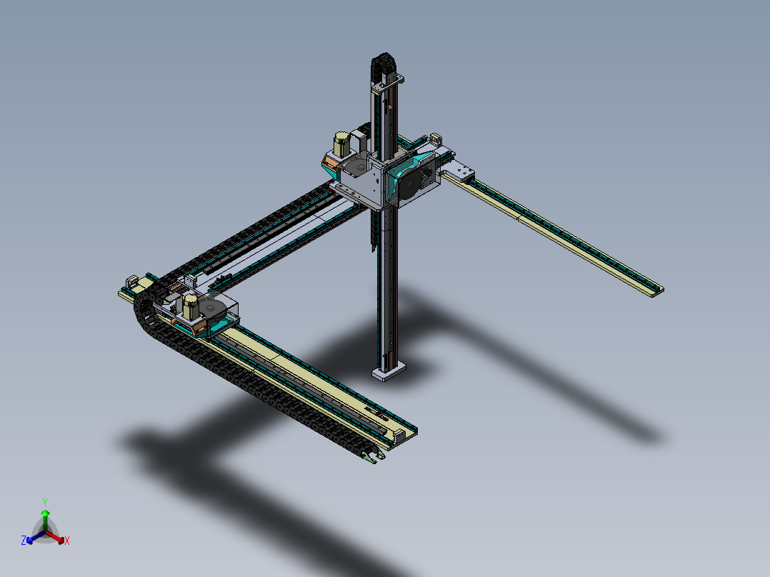 三轴桁架机械手 sw16（可编辑）
