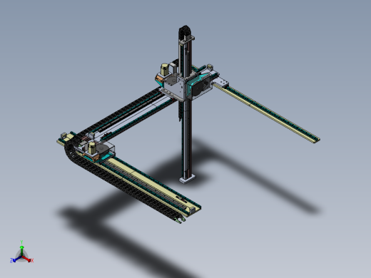 三轴桁架机械手 sw16（可编辑）
