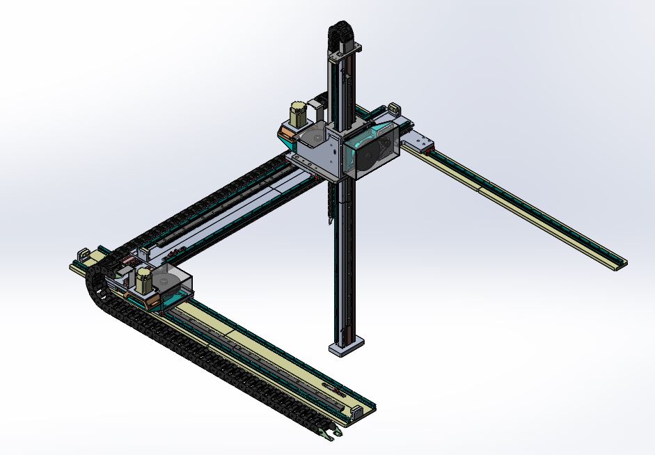 三轴桁架机械手 sw16（可编辑）