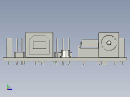 solidworks arduino-uno板左视缩略图