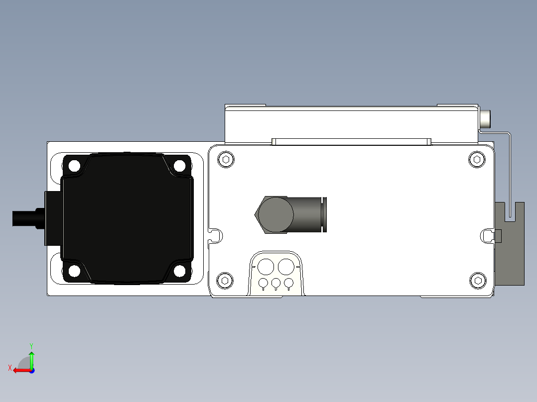 Toyo东佑达直线模组-ECH14-800-BL-200W后视图