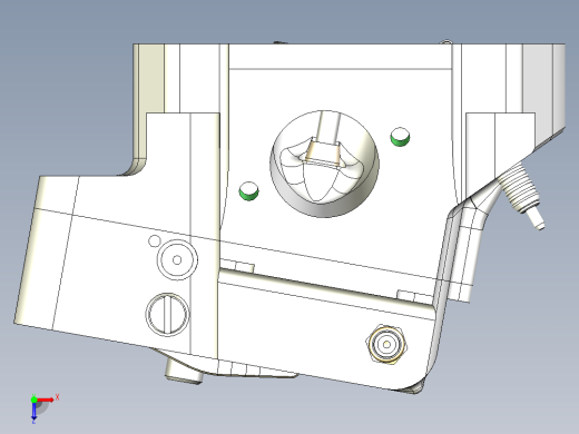 原型引擎 3D模型俯视缩略图