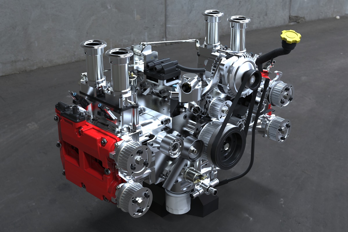 原型引擎 3D模型