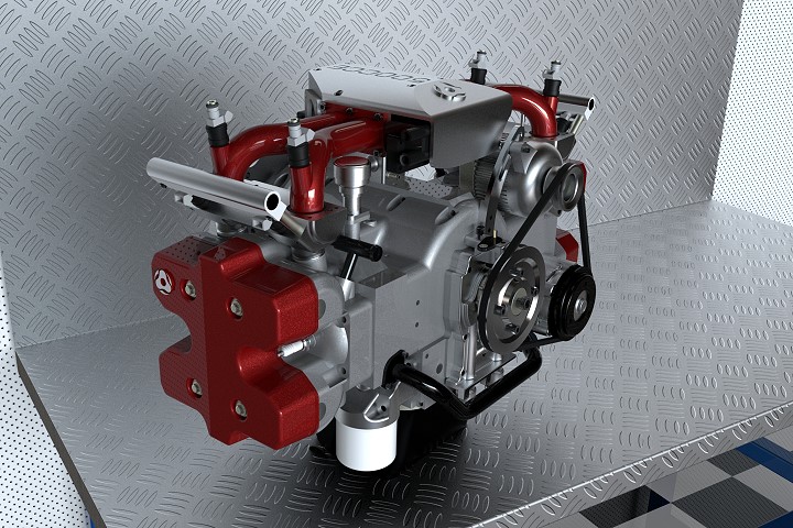 原型引擎 3D模型