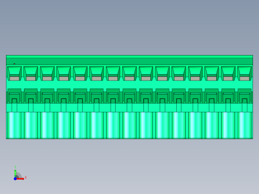 DEGSON 2EDG 系列 5.0mm 可插拔接线端子组-2EDGKL-5.0-15P-14-00AH前视缩略图