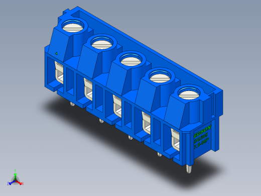DEGSON DG365 系列 7.5mm 接线端子-DG365-7.5-05P-12-00AH