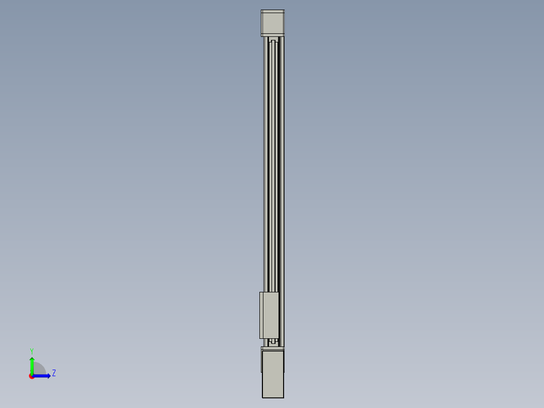 欧规系列-GB8-L96-S950-BL-P40-MS3左视图