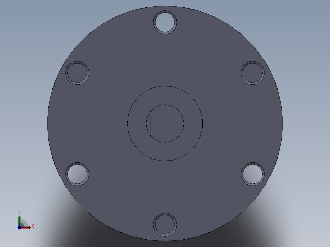 S26 旋转气缸前视图