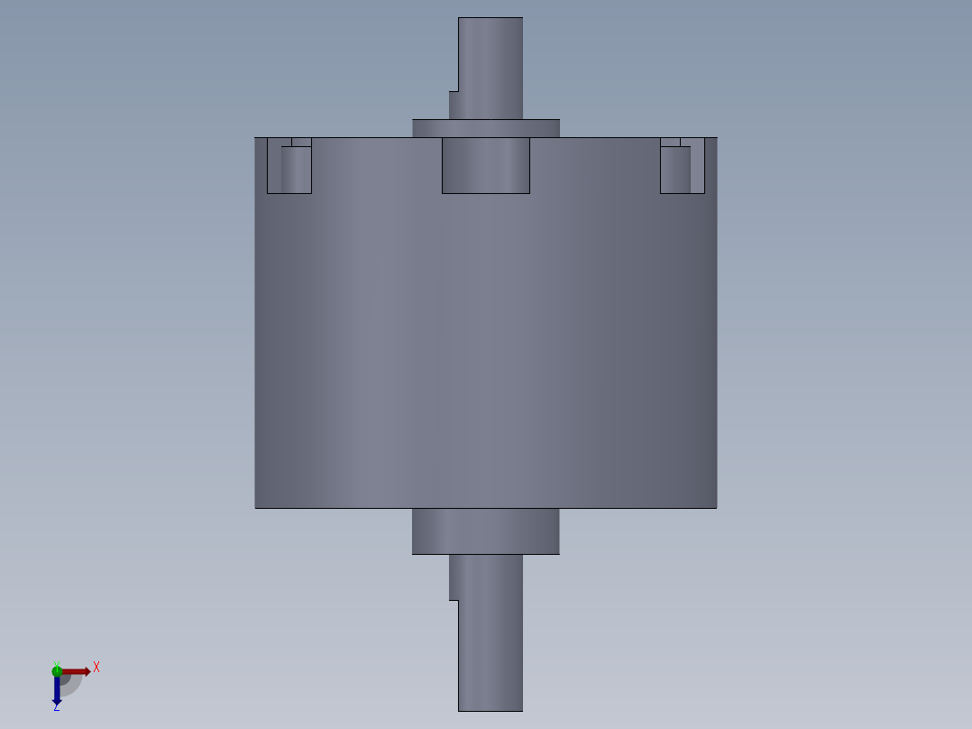 S26 旋转气缸俯视图