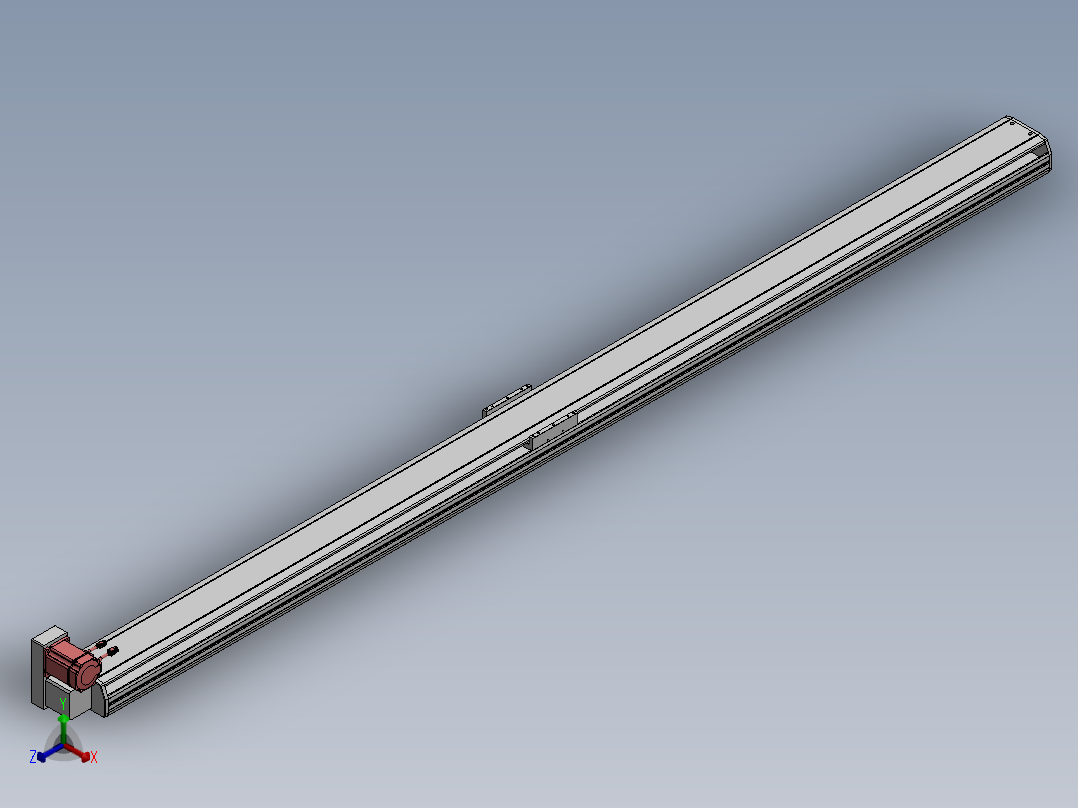 精密模组MT170-L125-2900-LU-M75-C4正等轴测图