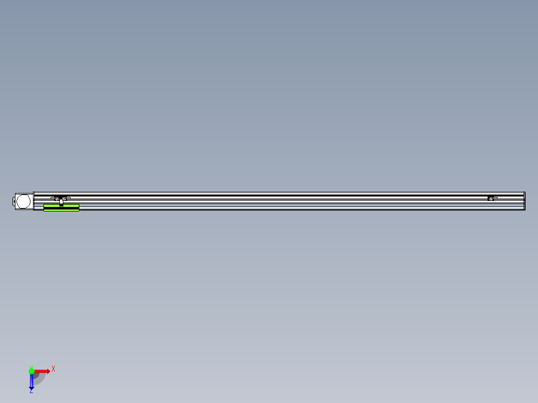 同步带滑台-半封闭B13-L90-S1700-L-P40-D3俯视图