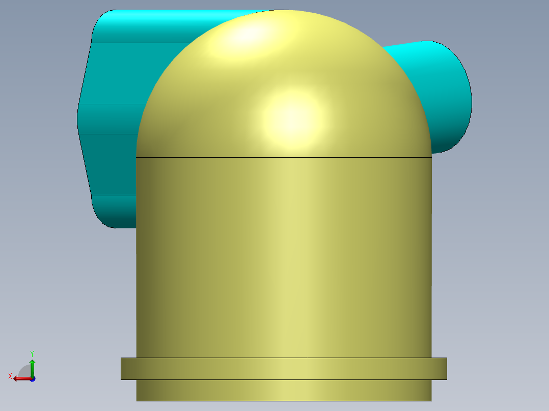 定制连接件后视图
