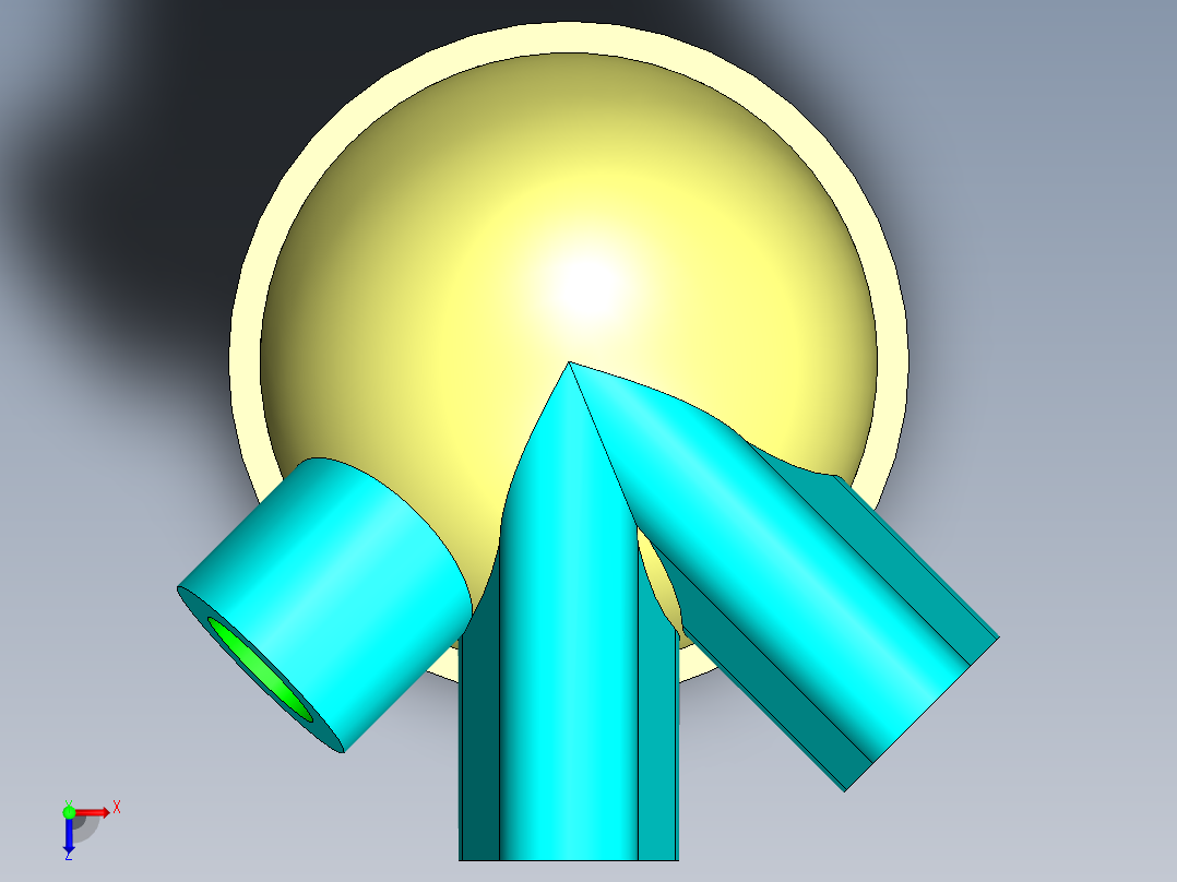 定制连接件俯视图