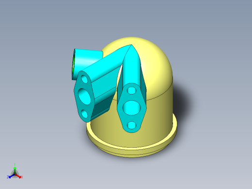 定制连接件正等轴测缩略图