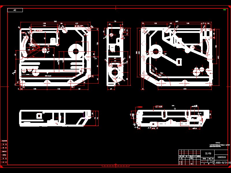 Q304-柴油机齿轮室盖钻镗专机总体及夹具设计