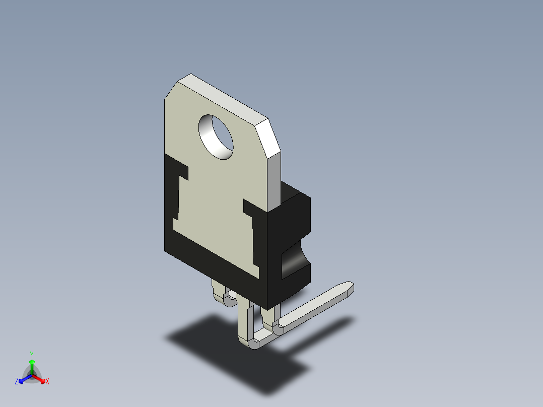 TO-220AB-HF-ST主视图