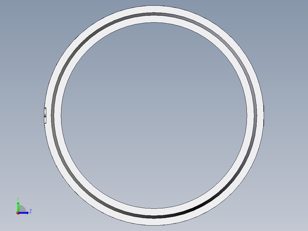 卡套式工业通用硬管接头EO_Progressive_ring_DPR22L71X左视图