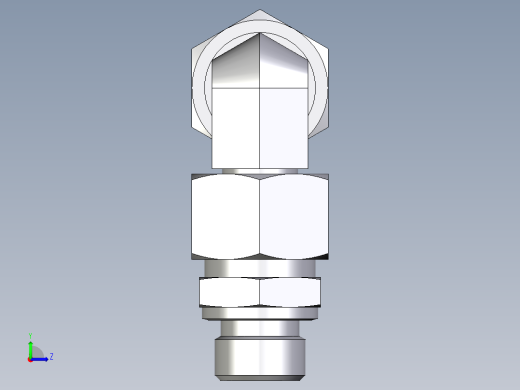 卡套式工业通用硬管接头EO_Assembled_adjustable_standpipe_elbow_EVW15LM71左视缩略图