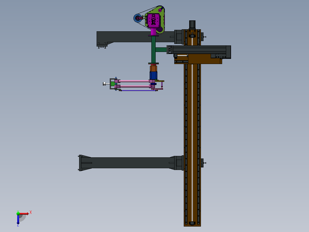 打磨机器人SW三维==1414173==200俯视图