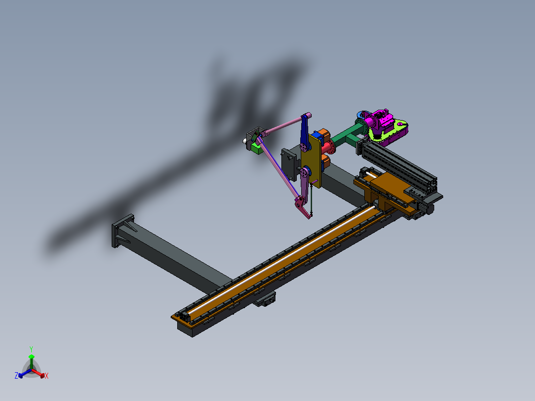 打磨机器人SW三维==1414173==200正等轴测图