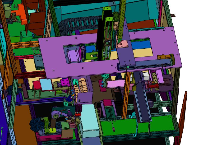 碳粉罐开盒装盒封胶带设备