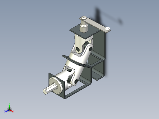 universal-joint 万向节结构3D图纸 INVENTOR设计正等轴测缩略图
