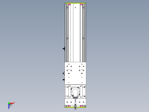 东锦齿条传动DH136G-S350-BU-减速机+P400W俯视缩略图