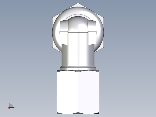 卡套式工业通用硬管接头EO_Bulkhead_elbow_WSV06ZL71左视缩略图
