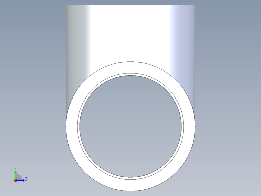 CPVC管件01-Sch80_Tee_SxSxS_9801-025_2.5in左视缩略图