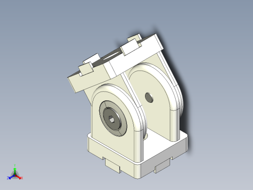 型材-BR 30X30 PIVOT JOINT KJN502683正等轴测缩略图