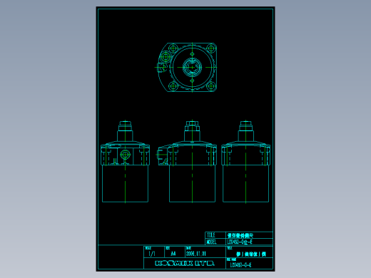 KOSMEKLC0482-Gx-E_rev1多系列多零件图纸模型多系列多零件图纸模型