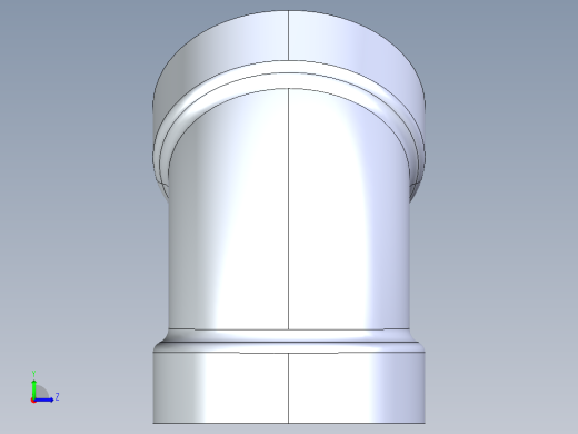 船舶管路系统S4_SeaDrainPLUS_1-8Bend-SxS_37E165003_3in Sea Drain Plus - 45 Bend - SxS左视缩略图