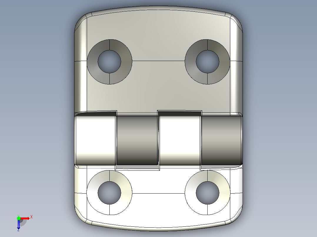型材-KJN 25-40 COMBI HINGE 095K2540F00俯视图