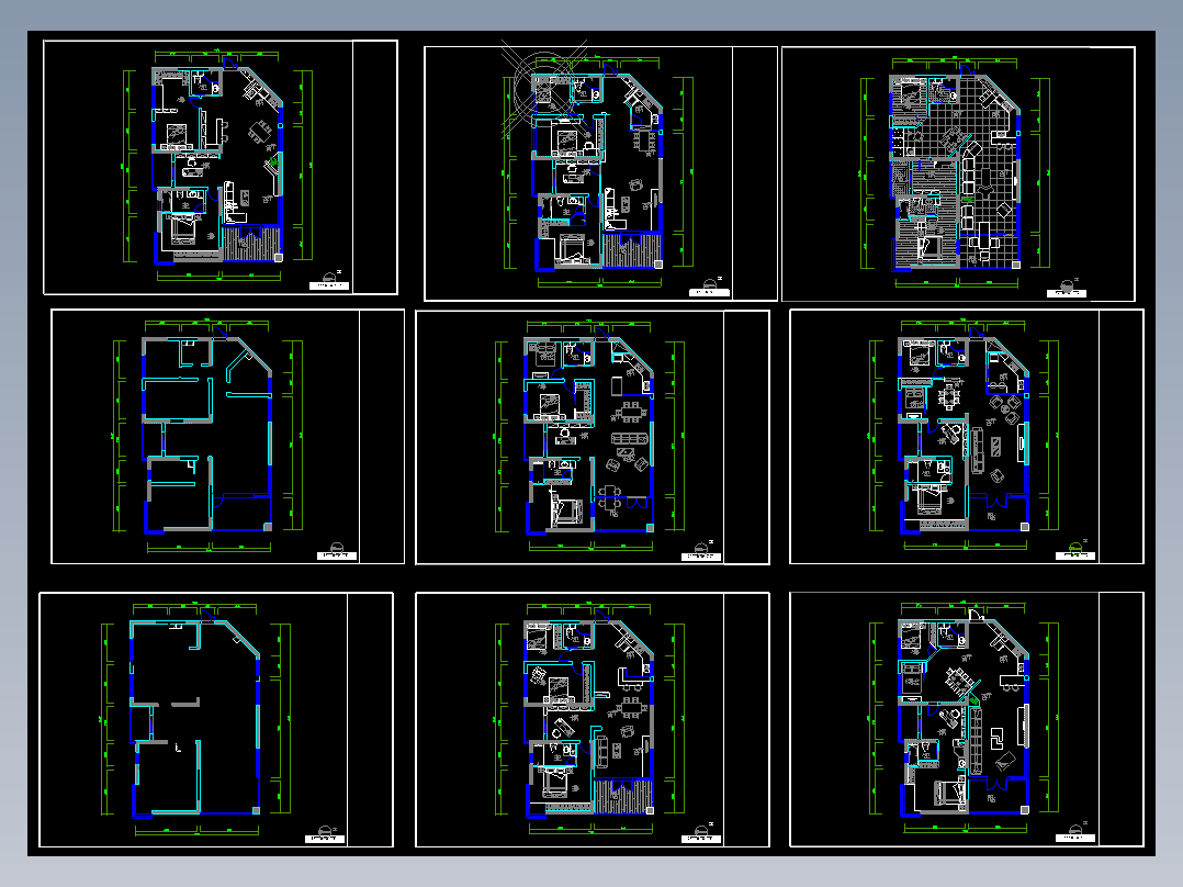 样板房设计施工图